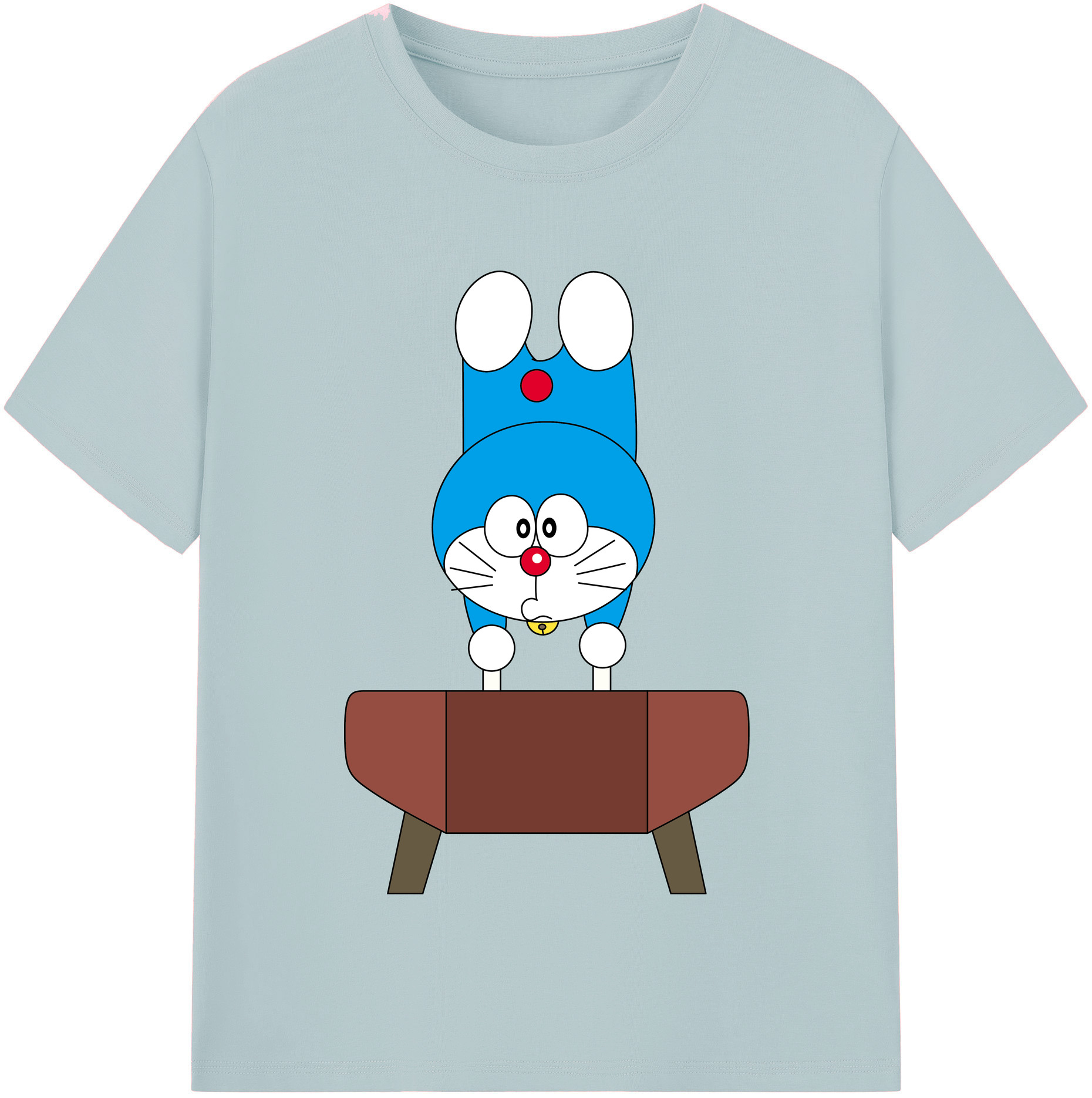 （画像用） ドラえもん Doraemon 綿100％半袖Tシャツ（フロントプリント）